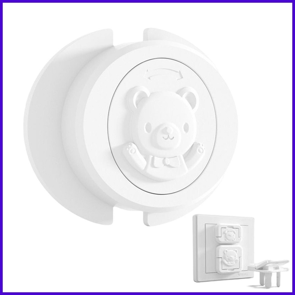 Fridge Child Lock Safe Rotary Cute Bear Fridge Latch Child Proof