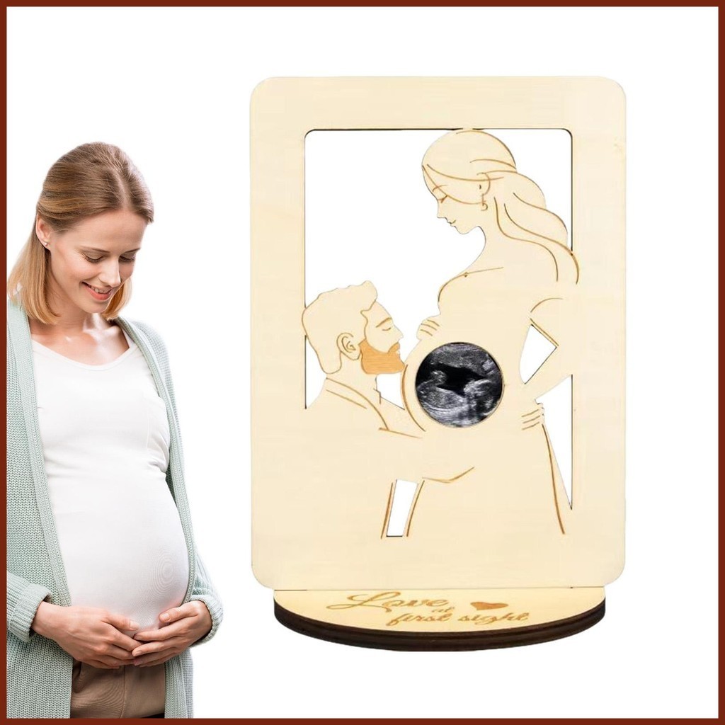 Sonogram Picture Frame Pregnant Mother Shape Ultrasound Picture Frame ...