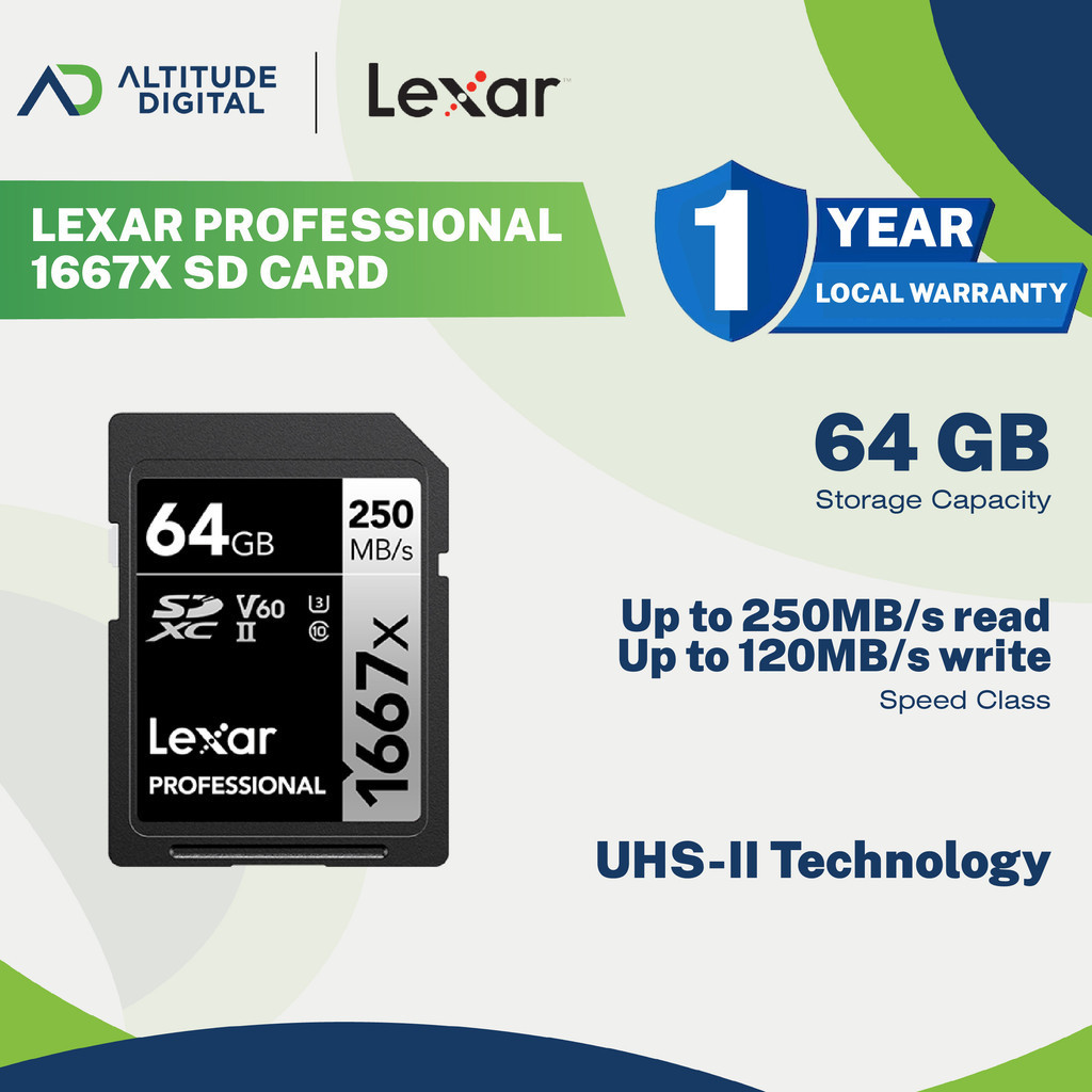 Lexar Professional 1667x SD Card Shopee Philippines