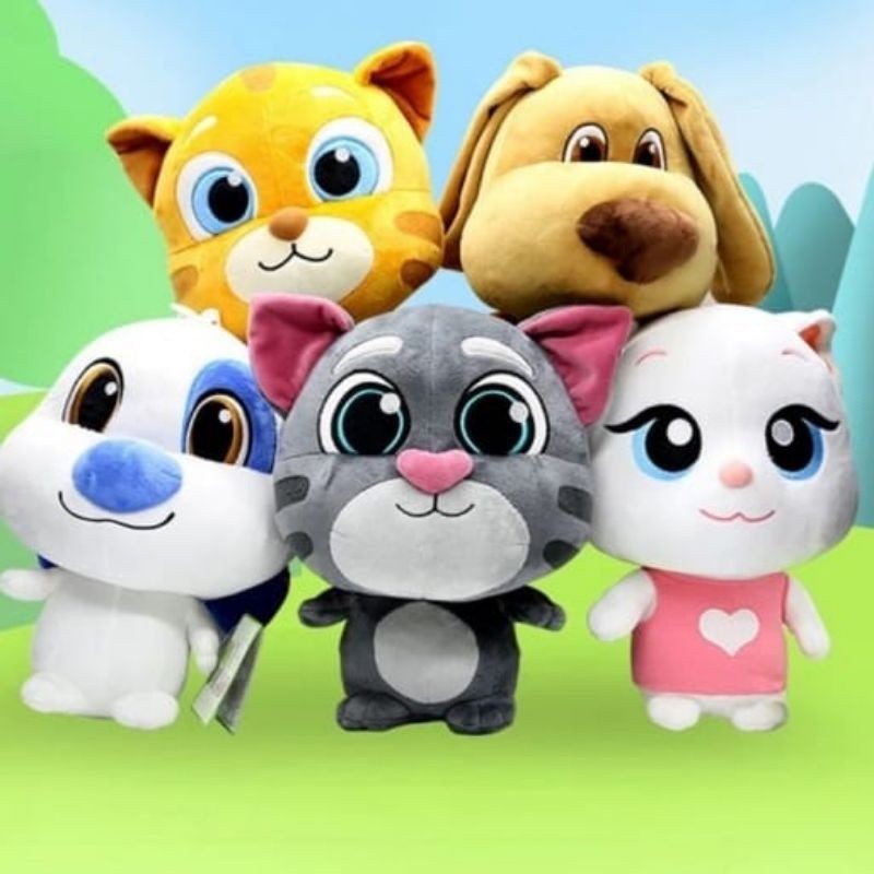 Cute TALKING TOM Doll | Sni Cute Talking Tom Character Doll | Shopee ...