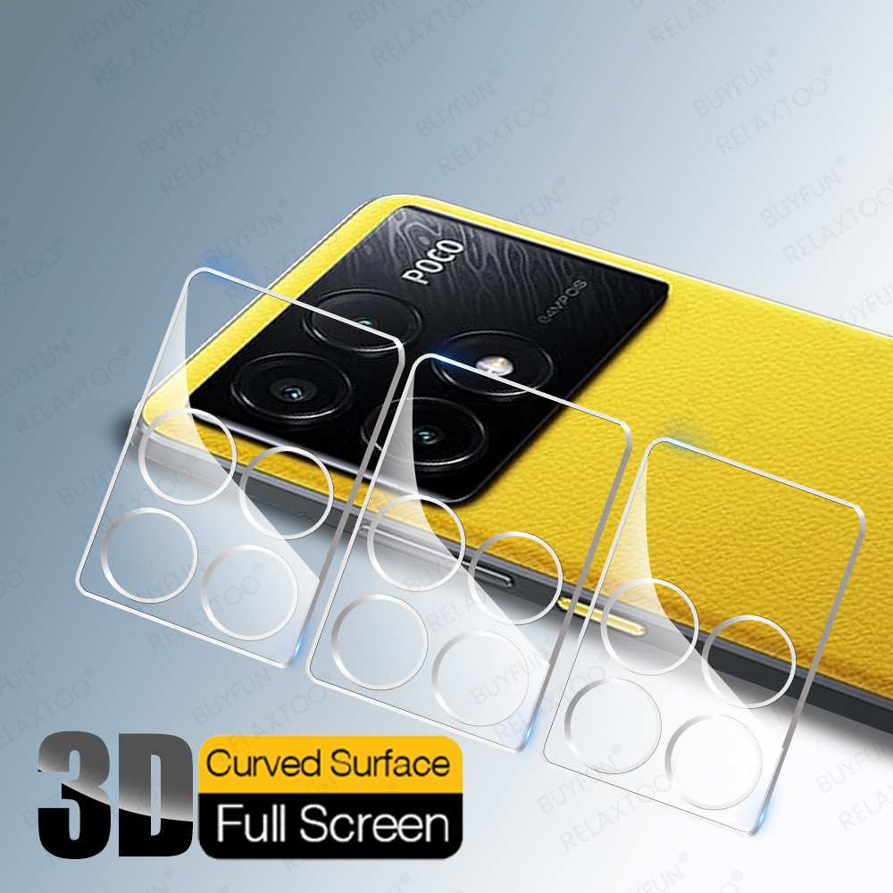 1-3Pcs For Xiaomi Poco X6 Pro 5G 2024 3D Clear Camera Screen Protector ...