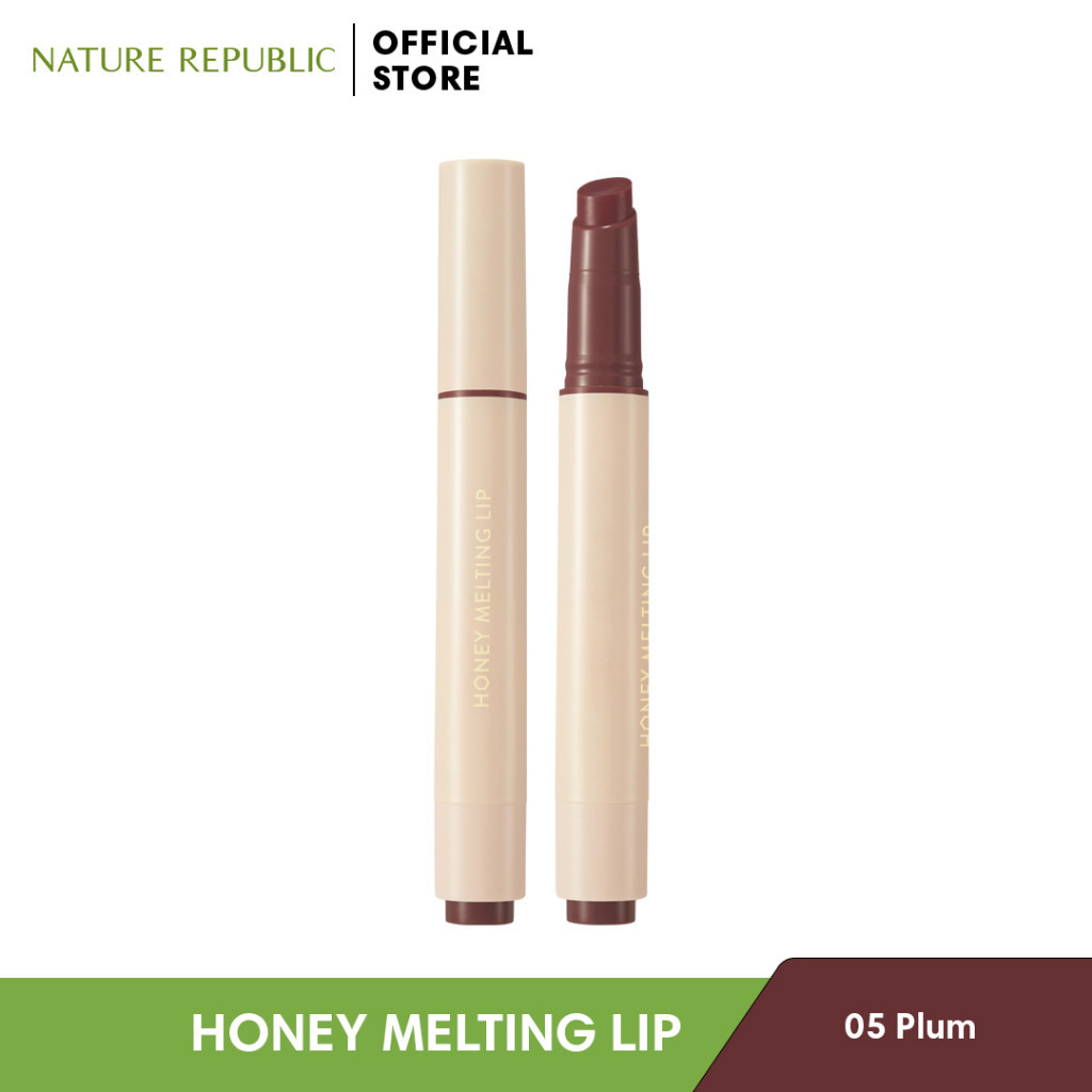 ♞Nature Republic by Flower Honey Melting Lip 05 Plum