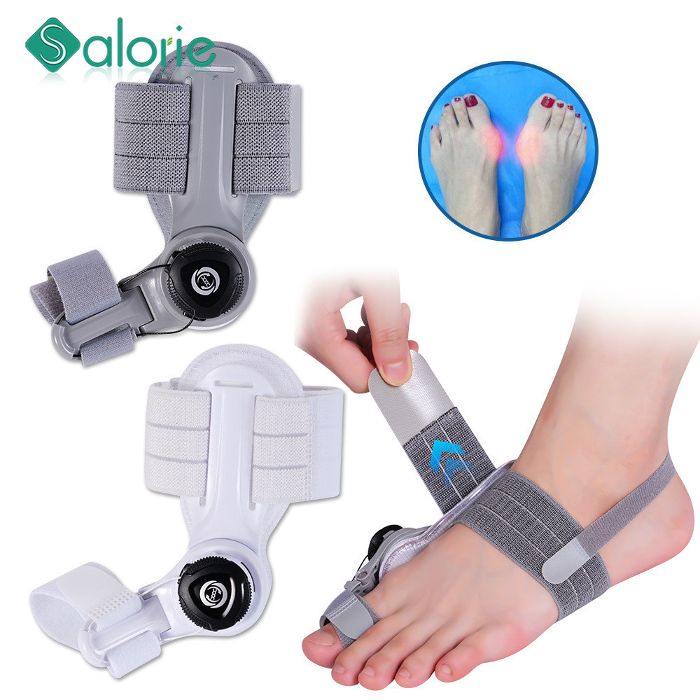 Thumb eversion corrector knob adjustable split toe corrector fixing ...