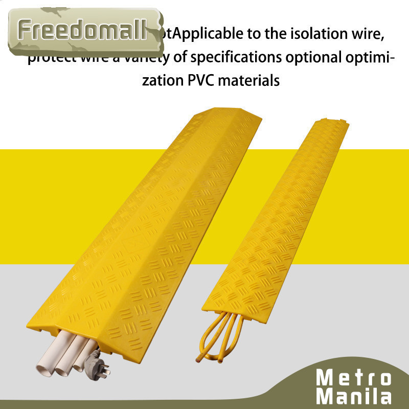 1m Safety Floor Cable Cover For Office Wire Floor Pvc Cable Ramp Cover Shopee Philippines