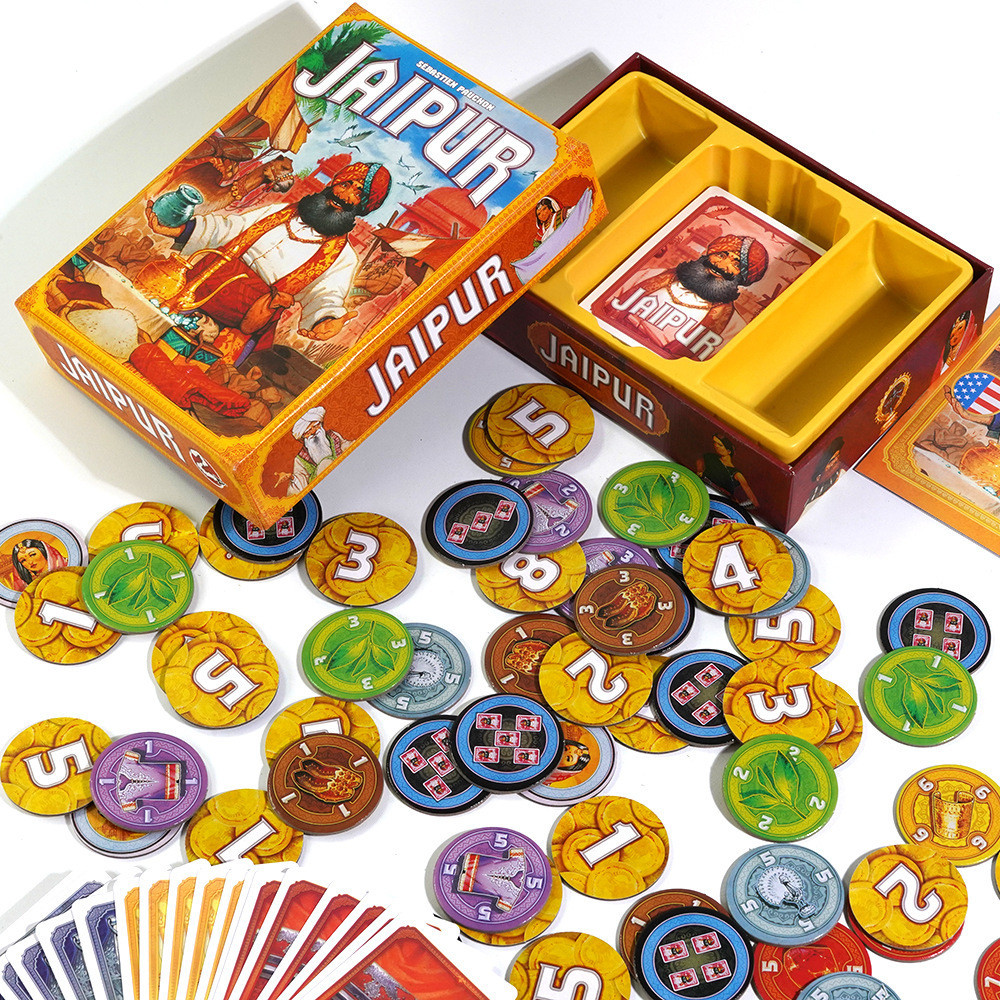 Jaipur Board Game Strategy Game for Adults and Kids Trading Fun