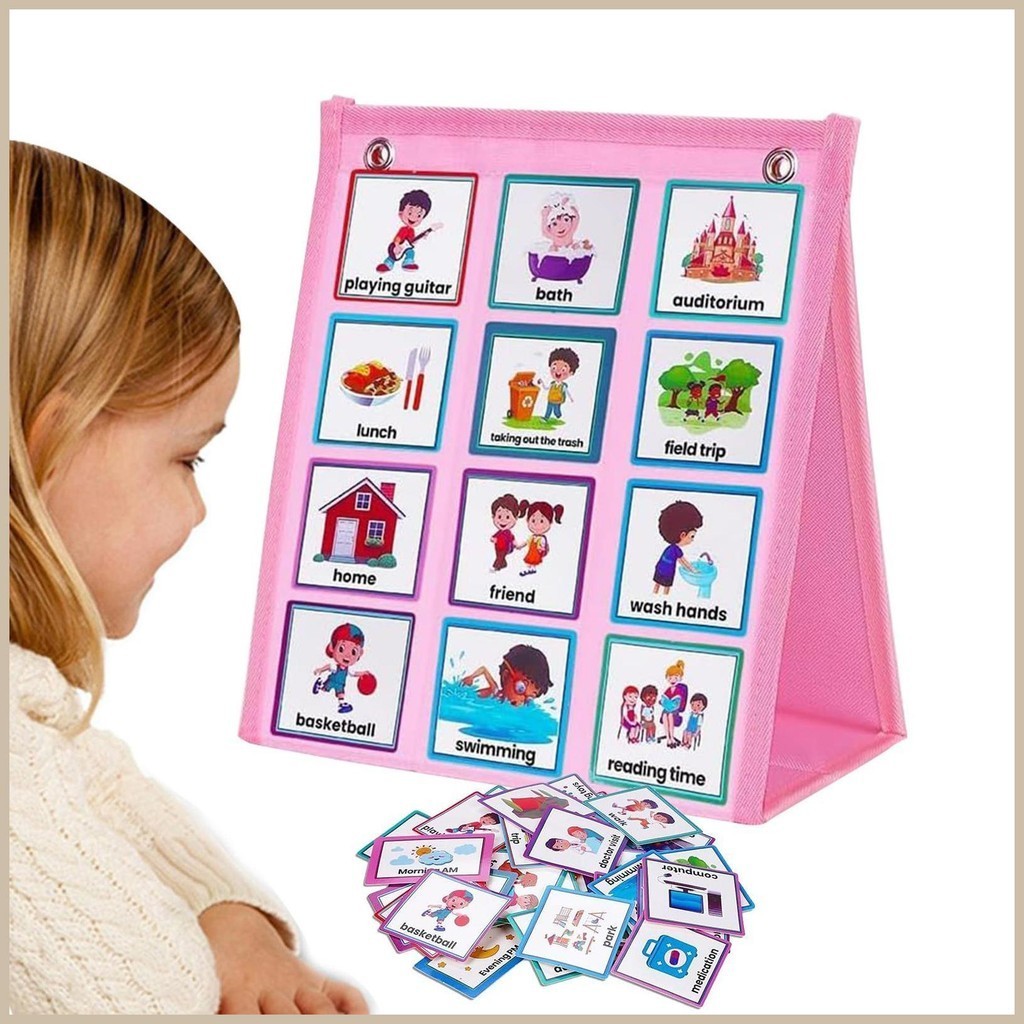 Kids Daily Schedule Chart Waterproof Visual Schedule Chart Waterproof