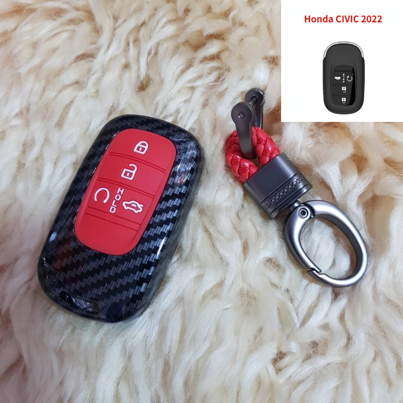 Key Fob Cover For Honda 2022 2023 2024 Accord Civic Hr-v Cr-v Pilot 