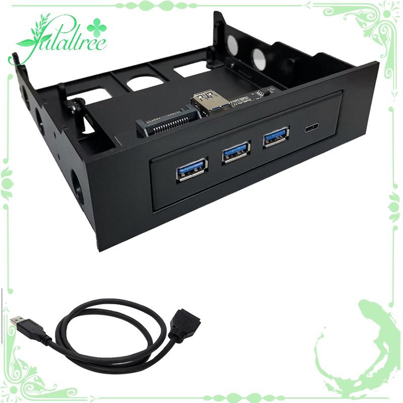 【fulaltree】4 Ports Front Panel Hub 6Gbps Internal Metal USB Hub with ...