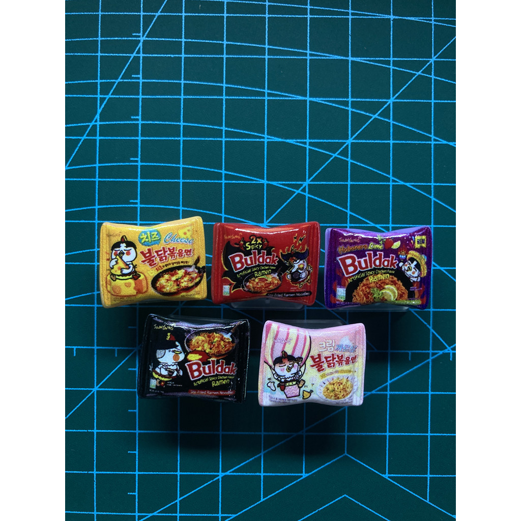 Amerteer Samyang Buldak Korean fire Noodle Theme Artisan keycaps for MX ...