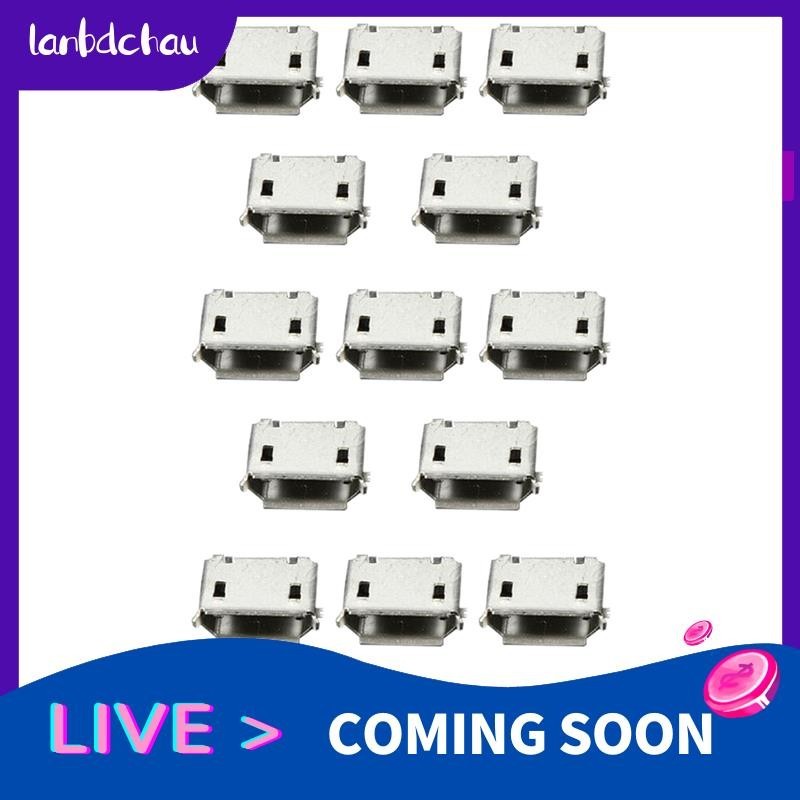 150pcs Micro Usb Type B Female 5pin Smt Socket Jack Connector Port Pcb Board Lanbdchau Shopee 0432