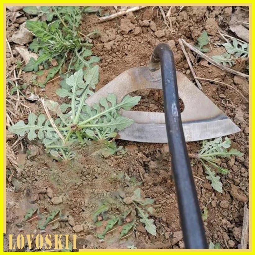 【COD】 ♞[LOVOSKI1] Traditional Garden Digger Tool Tilling Gardening Hoe