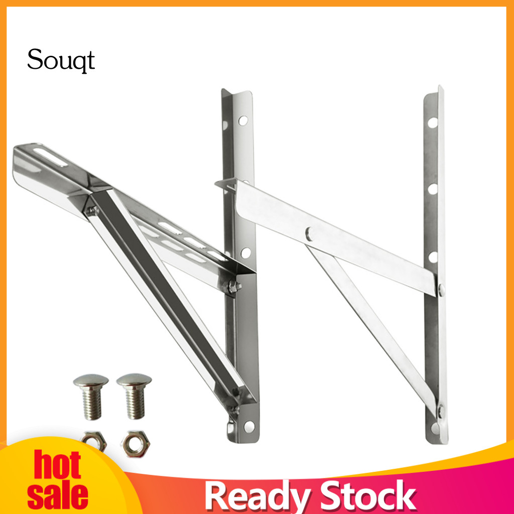 2Pcs Wall Mount Bracket Air Conditioner Rust-free Stainless Steel ...