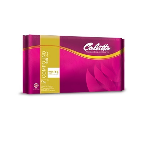 Colatta White Chocolate Compound Bar 1 kilogram (with RISK OF MELTING ...