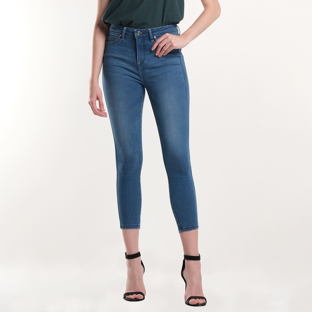 Lee Stretch Jeans Heather Skinny Butt Lift High Waist Jeans for Women 23 inches Inseam Shopee Philippines