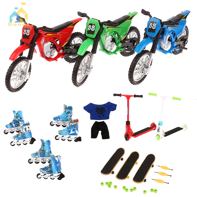 Bounce Fingertip Bmx Fingerboard Shoes Deck Toys Boys Birthday Gifts