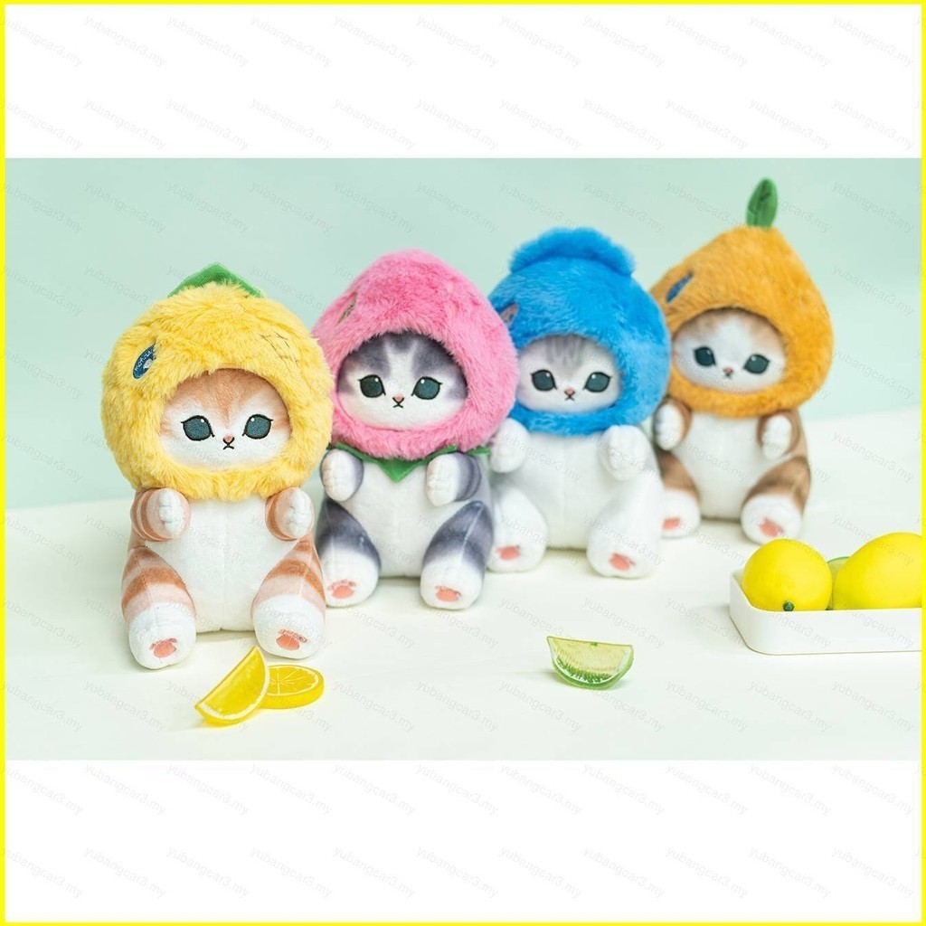 【yb3】 Fruits Mofusand Cat Plush Dolls Cosplay Blueberry Pineapple 