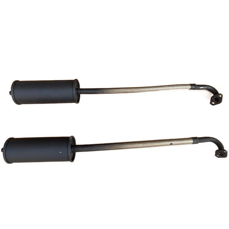 Range extender muffler gasoline engine generator muffler exhaust pipe