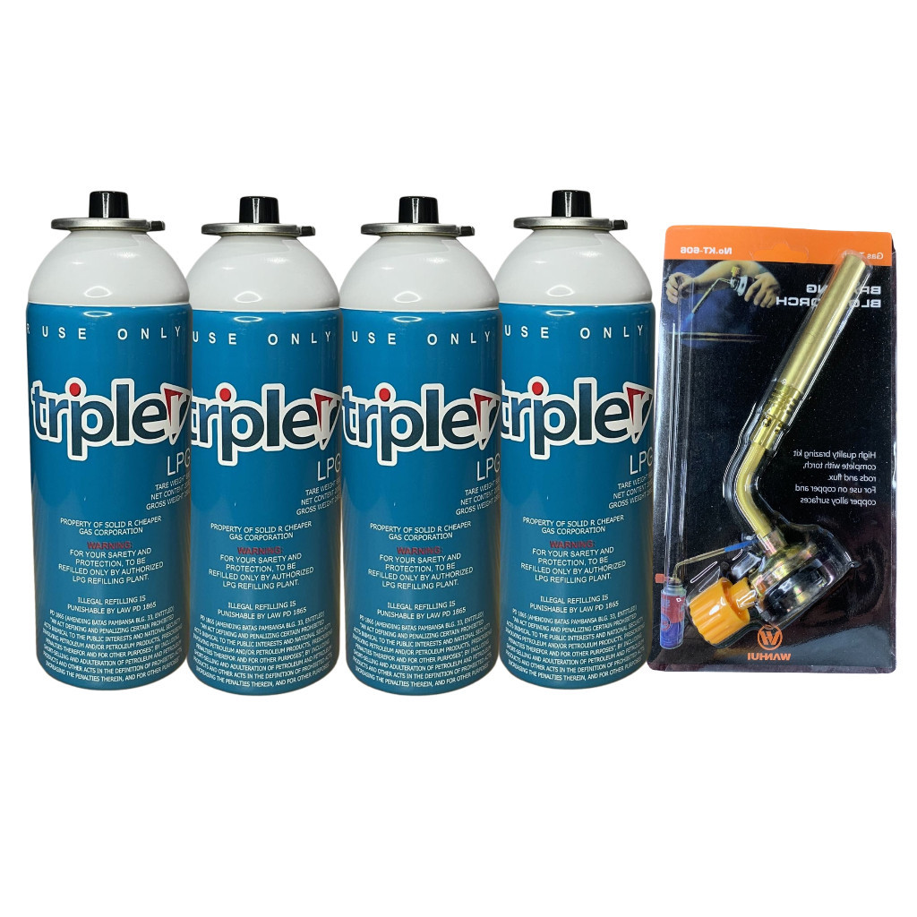 Blow Torch Heavy Duty Flame Gun with Tripler Butane Gas | Shopee ...