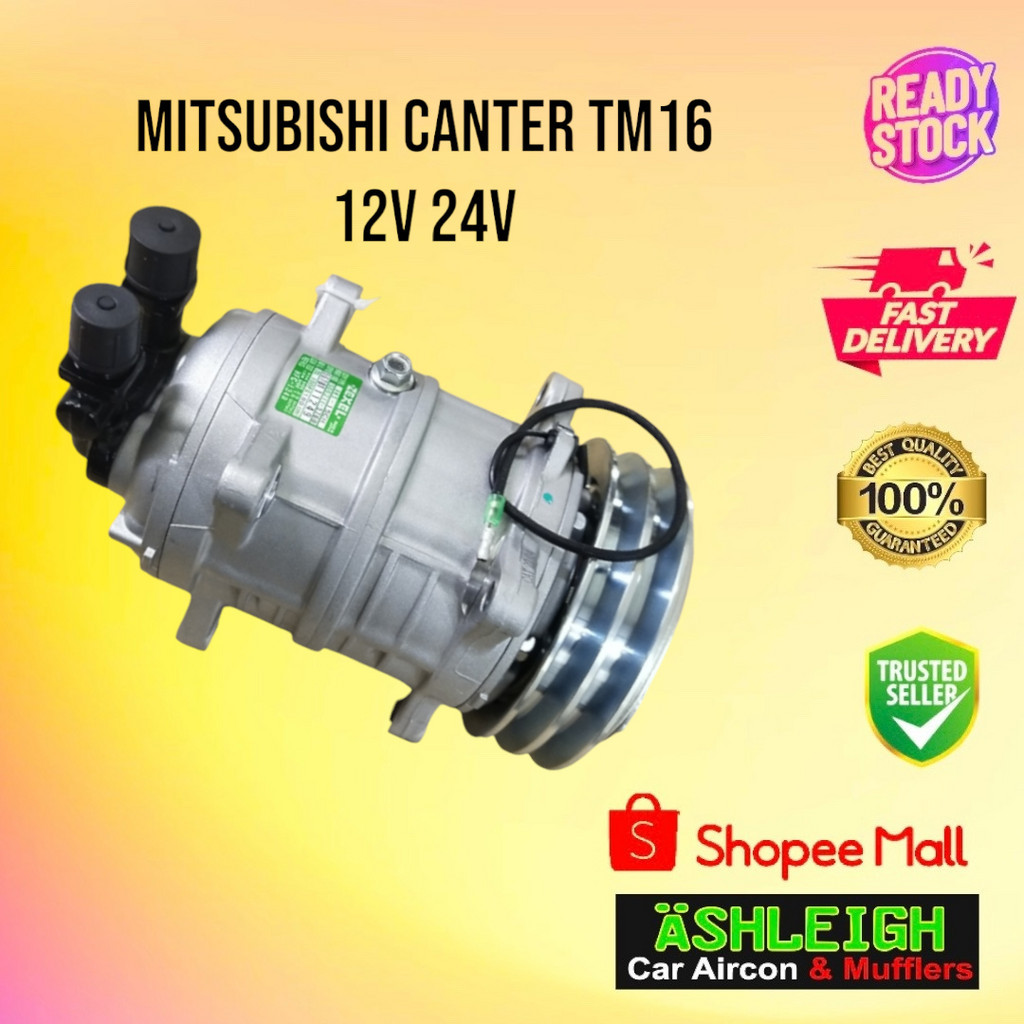 Mitsubishi Canter REF VAN 12v 24v CCI-TM16 Compressor Car Aircon 404 ...
