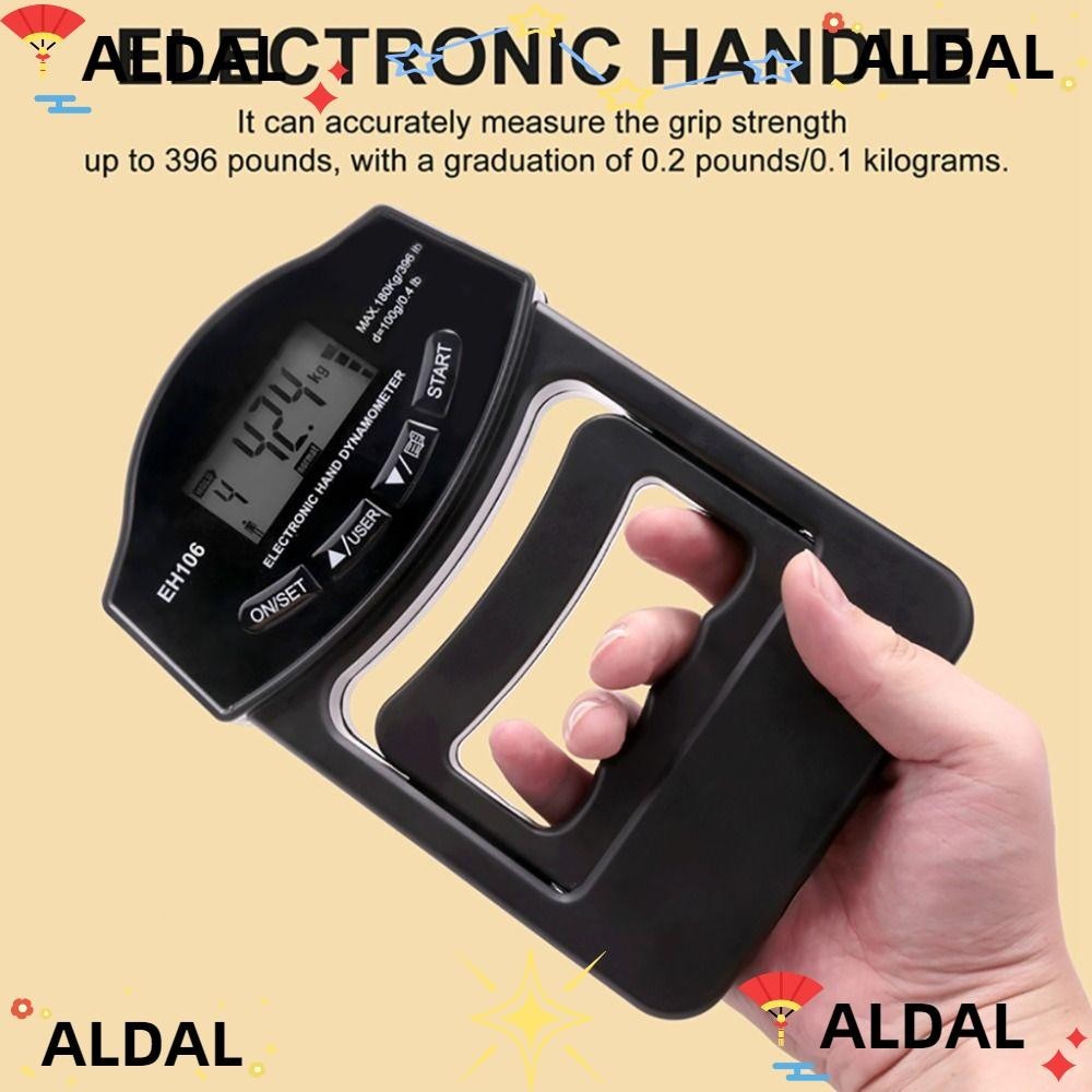 ALDAL Grip Strength Tester LCD Screen Hand Grip Dynamometer Gym ...