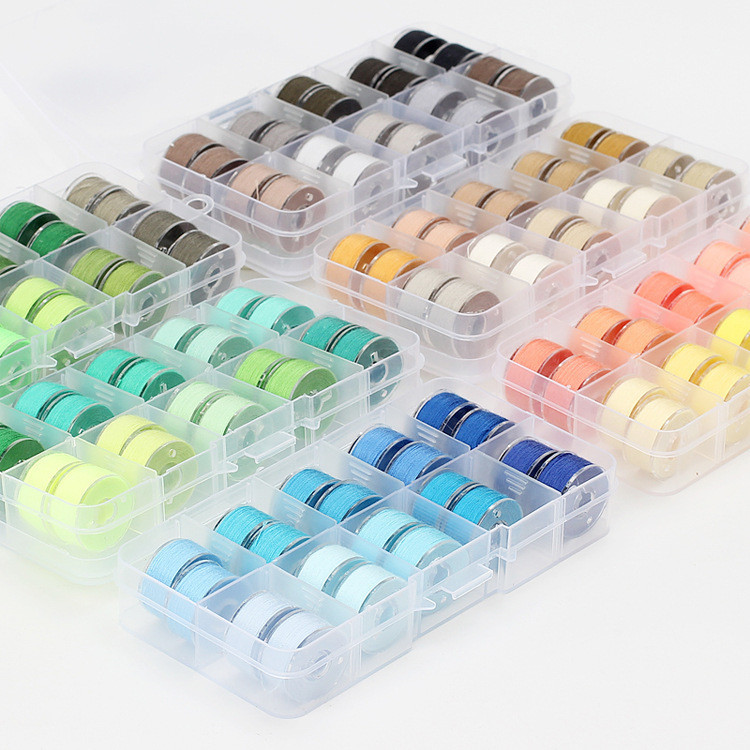 10/36pcs Colors Set Bobbin Thread Polyester Thread Spools Sewing ...
