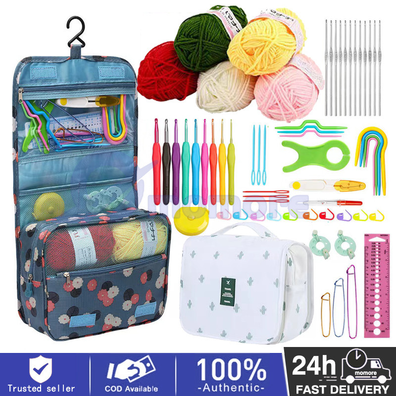 59pcs/set Beginner Crochet Kit For Adults Knitting Starter Kit Adults ...