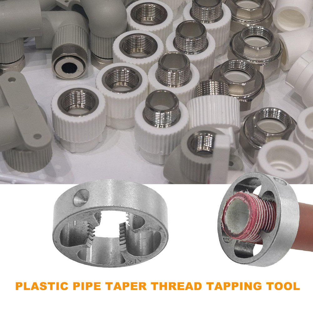 6pcs NPT Thread Tap Die Set 1/2 3/4 1 Inch PVC/NPT Thread Maker ...