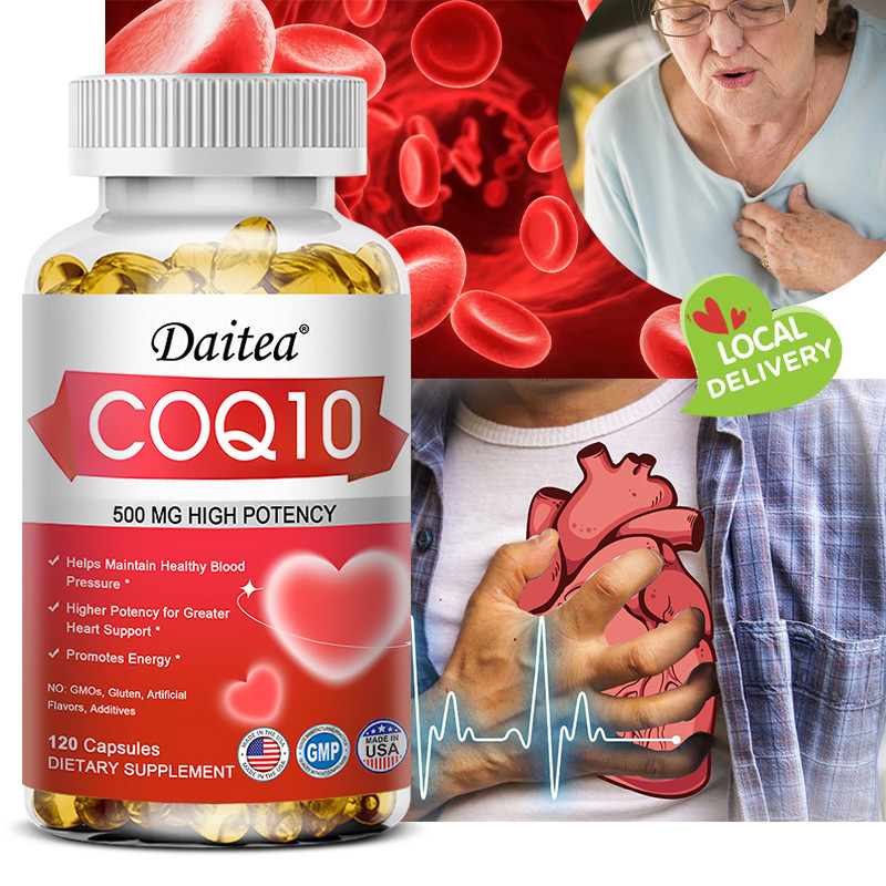 Daitea Coenzyme Q10 Supplement Supports Blood Pressure and Heart