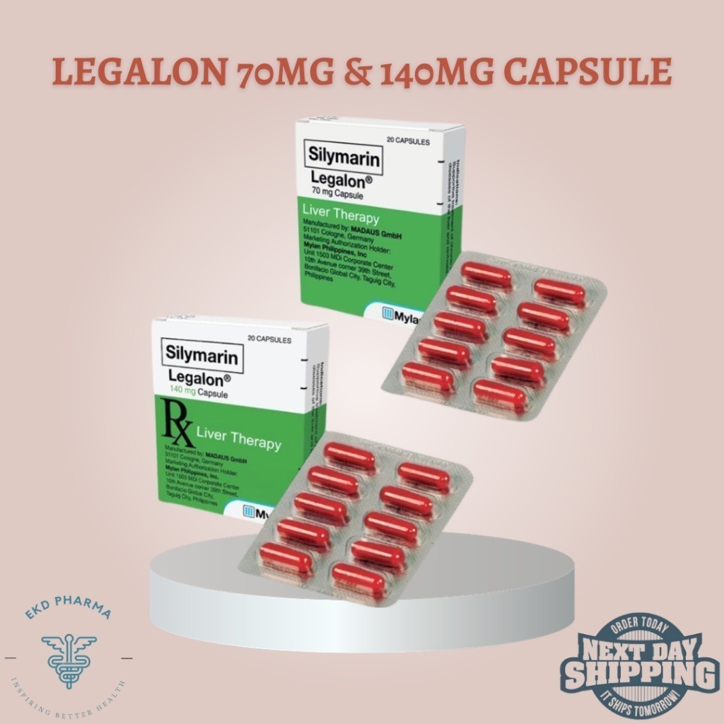 Legalon Silymarin 70mg & 140mg Capsule l 20 caps l Expiry Date: 12/2026 ...