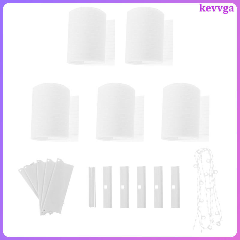 kevvga DIY Blades Vertical Blind Replacement Blinds Curtain Accessories Slats for Shopee