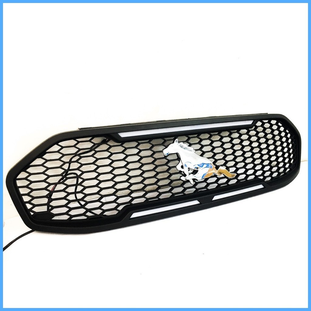 ♀ OC CAR FRONT GRILL COVER FOR FORD EVEREST WITH LED LIGHT AND MUSTANG Shopee Philippines