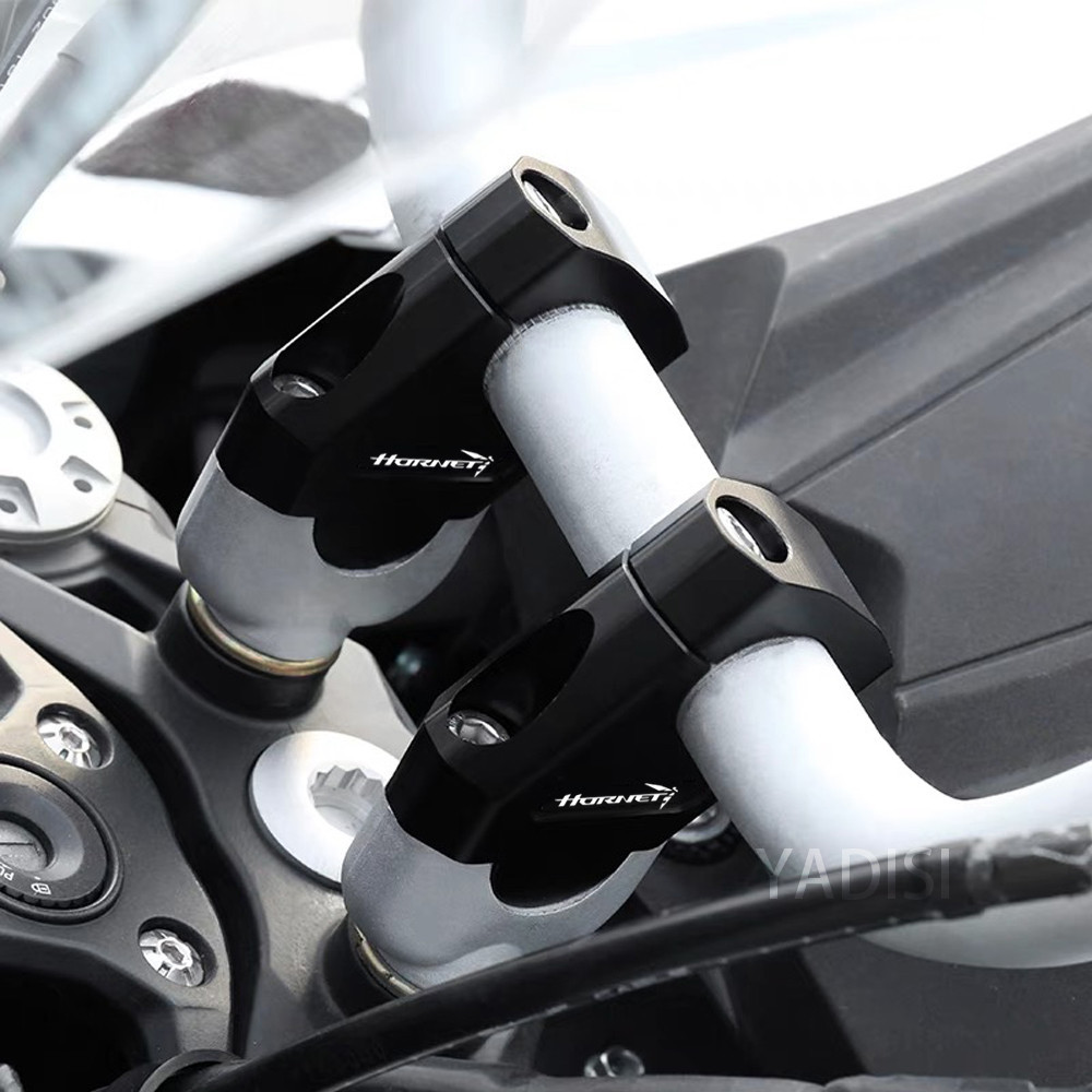 Motorcycle Accessories Handlebar Riser Drag Handle Bar Clamp Extend ...