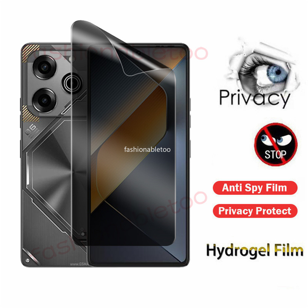 Apgo Hybrid Privacy Displayschutzglas Für Tecno Pova Neo 5G – Matt, Sichtschutz Bei 45°, Kratzfest, Full Glue, 7H Härte