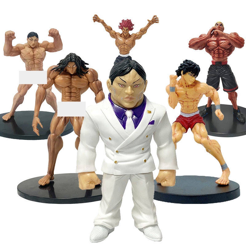 Hanma Baki Figure Hanayama Kaoru Pickle Hanma Yujiro Jack Hanma Action ...