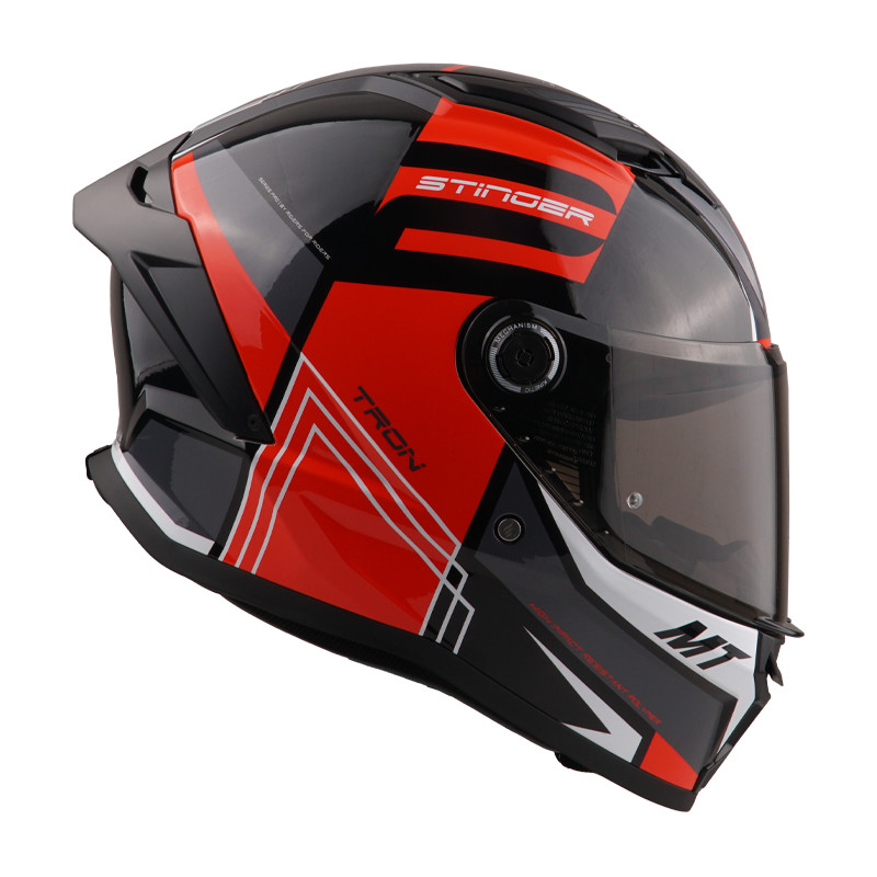MT Stinger G TRON Full face Helmet (FREE Clear Visor)