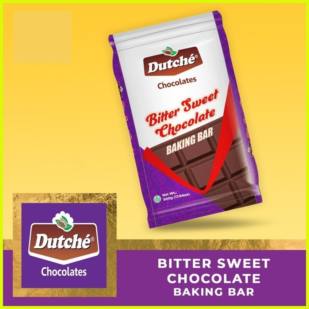 Dutche Bittersweet Chocolate Bar 500 Grams Shopee Philippines