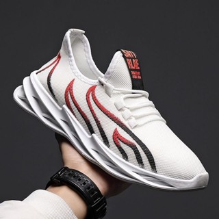 DF5##Men's casual shoes lightweight breathable woven running shoes ...