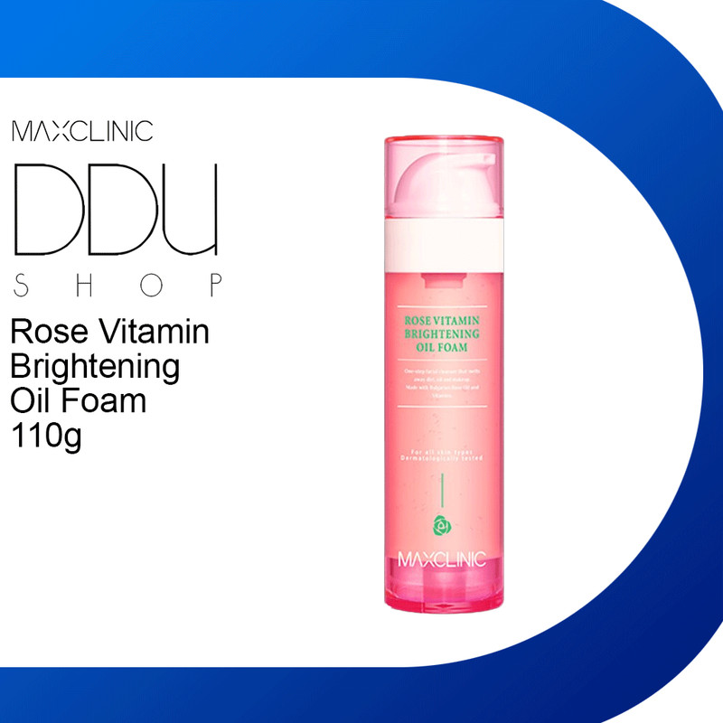 MAXCLINIC ROSE VITAMIN Doppelreinigungsschaum 110g – Make-up-Entferner Mit Rosenöl & Vitaminen