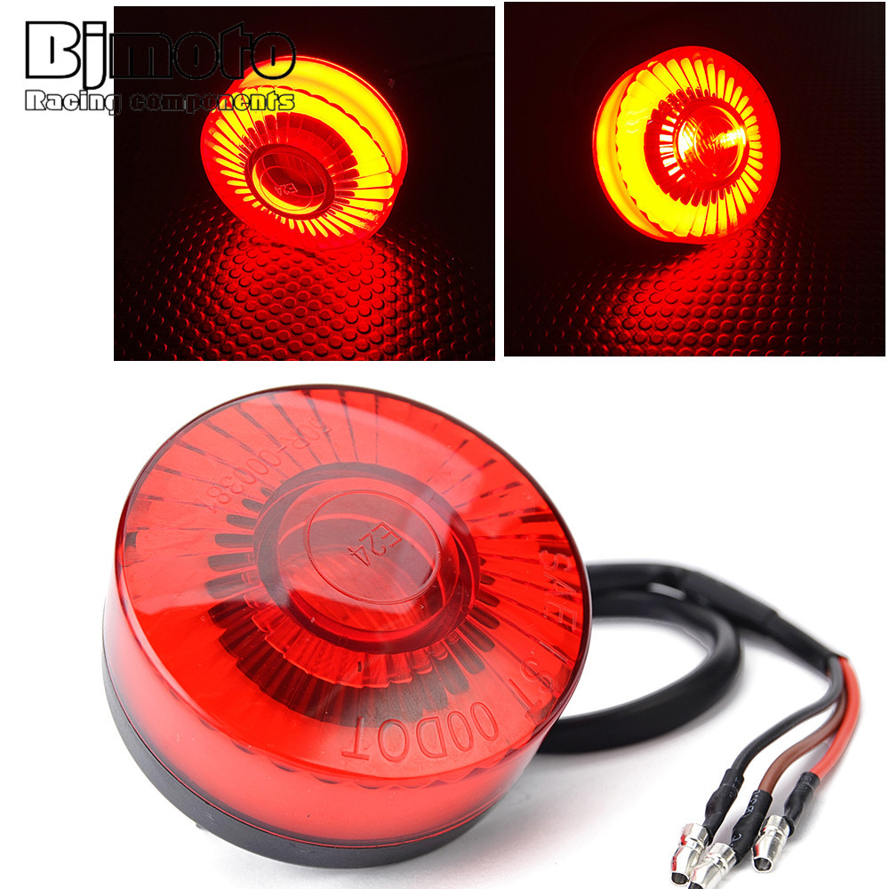 ATV UTV Motorcycle LED Rear Tail Light Running Brake Stop Light Lamp ...