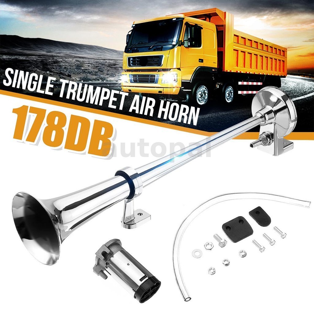 12V 120hz 178DB Single Trumpet Electric Air Horn Compressor for Van ...