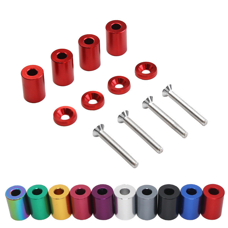 Gold JDM PASSWORD Billet Hood Spacer Riser Kit For Acura Integra Honda CRX Civic
