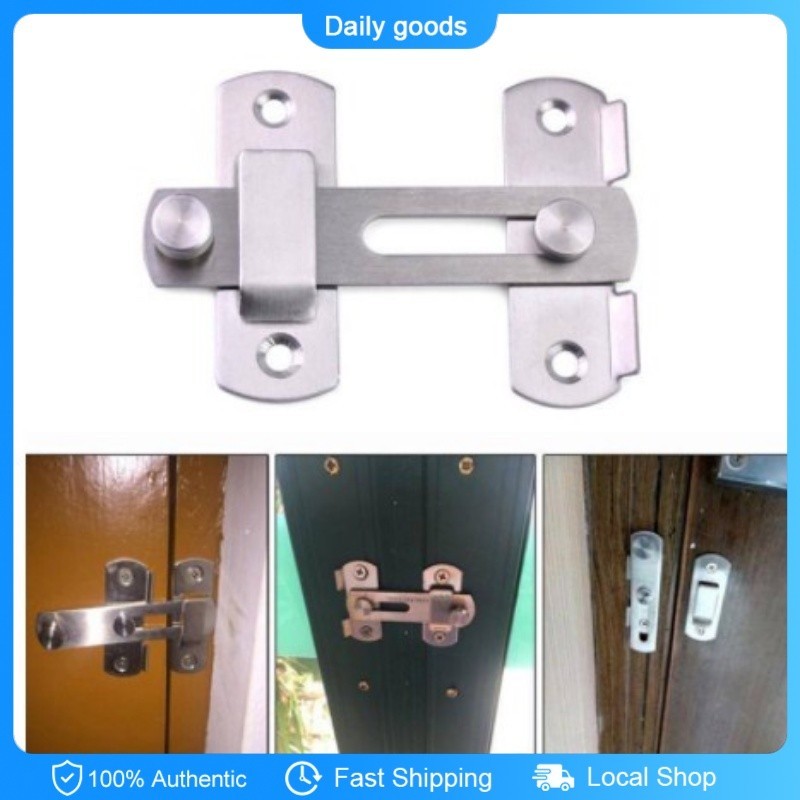 Stainless Steel Hasp Latch Lock Sliding Door Safety Latch Sliding Door