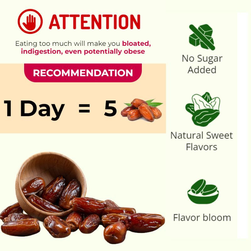 Sunfood Pitted Dates Dried Dates Organic Food Dubai Dates Free Sugar ...