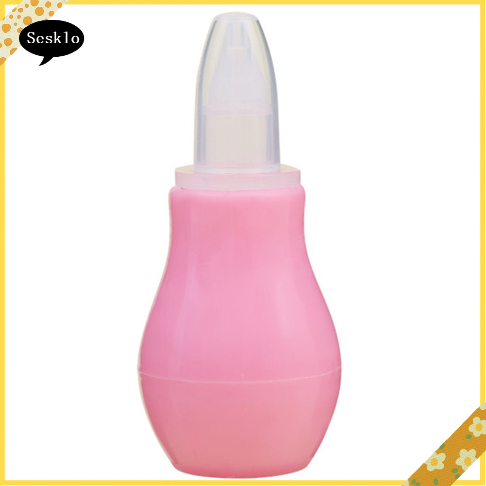 [sk] Manual Silicone Baby Nasal Aspirator Infant Suction Pump Nose Care 