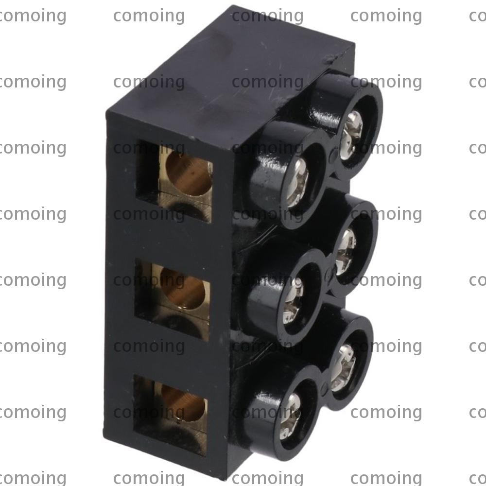 COMOING Terminal Block, Dual Row 60A Screw Electric Barrier Strip ...