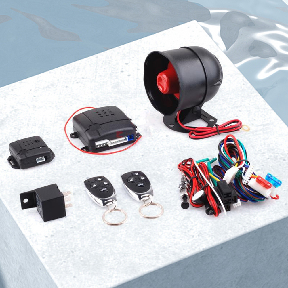 Programmable Car Anti-Theft Alarm Security System with 2 Remotes ...