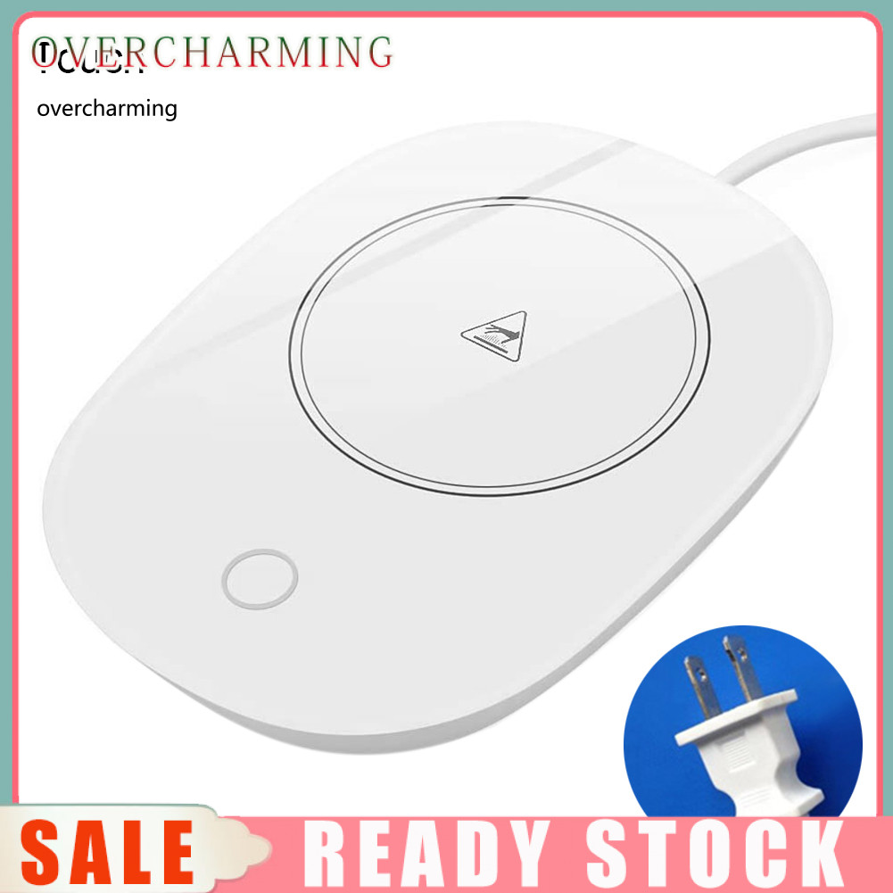Touch/Induction Electric Heating Cup Mat Water Milk Coffee Mug Heater ...