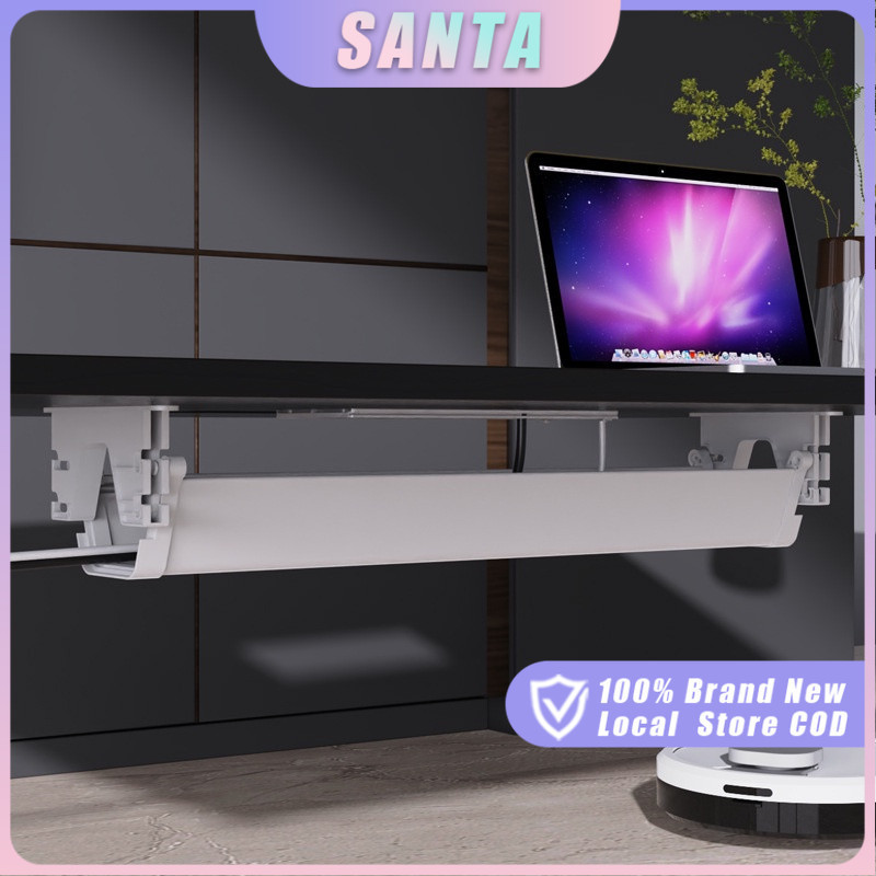 550*180MM Organizer Storage Rack Cable Holder Office Plastic Wire Under ...