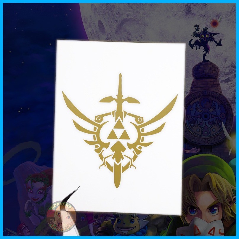 ∇ [DECAL] Triforce Master Sword The Legend of Zelda vinyl sticker Car ...