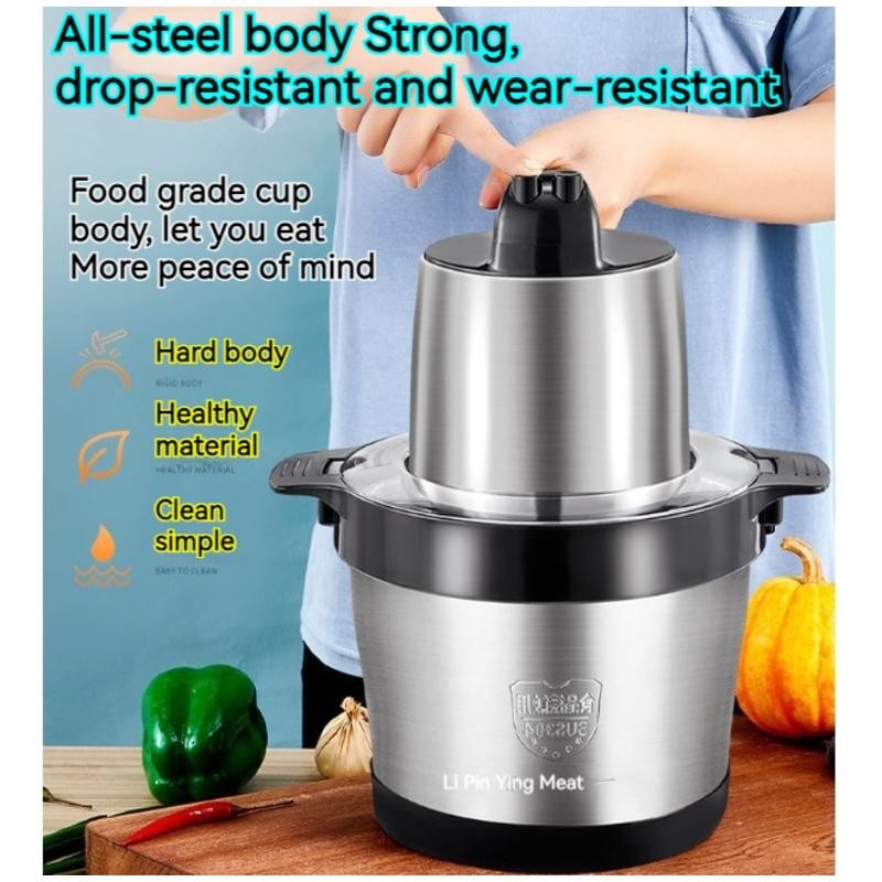Ibell Mixer Meat Grinder Fruits Nuts Garlic Food Chopper Kitchen